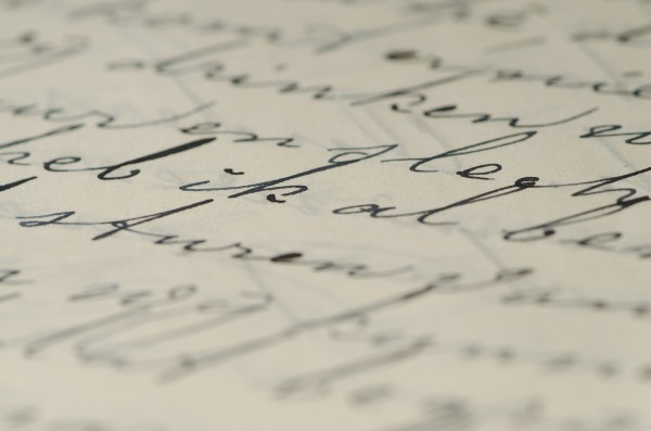 écriture cursive